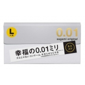 Презервативы Sagami Original 0.02 L-size увеличенного размера - 5 шт. - Sagami - купить с доставкой в Бердске