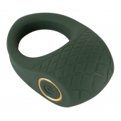 Зеленое эрекционное виброкольцо Luxurious Vibro Cock Ring - Orion - в Бердске купить с доставкой