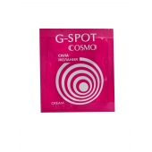 Стимулирующий интимный крем для женщин Cosmo G-spot - 2 гр. - Биоритм - купить с доставкой в Бердске