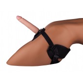 Женский страпон с реалистичной насадкой - 17 см. - LOVETOY (А-Полимер) - купить с доставкой в Бердске