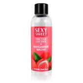 Массажное масло Sexy Sweet Nectar Lychee с феромонами и ароматом личи - 75 мл. - Биоритм - купить с доставкой в Бердске