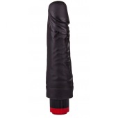 Вибратор-реалистик LOVETOY черного цвета - 17,5 см. - LOVETOY (А-Полимер)