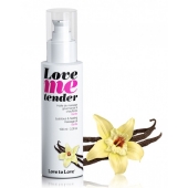 Съедобное согревающее массажное масло Love Me Tender Vanilla с ароматом ванили - 100 мл. - Love to Love - купить с доставкой в Бердске