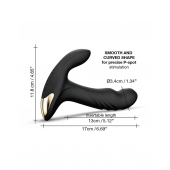 Черный вибромассажер простаты Multi P-Joy с 3 моторами - Dorcel - в Бердске купить с доставкой