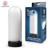 Оригинальный мастурбатор в колбе с нагревом - Sex Expert - в Бердске купить с доставкой