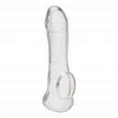 Прозрачная насадка на пенис Transparent Penis Enhancing Sleeve Extension - 15,9 см. - BlueLine - в Бердске купить с доставкой