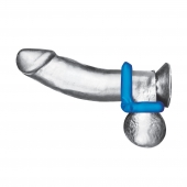 Комплект из 2 эрекционных колец-восьмерок 2-Pack Duo Cock And Ball Stamina Enhancement Ring - BlueLine - в Бердске купить с доставкой