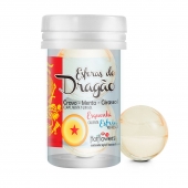 Интимный гель Esferas do Dragao Hot Ball с охлаждающе-разогревающим эффектом (2 шарика по 3 гр.) - HotFlowers - купить с доставкой в Бердске