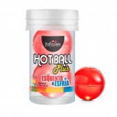 Лубрикант на масляной основе Hot Ball Plus с охлаждающе-разогревающим эффектом (2 шарика по 3 гр.) - HotFlowers - купить с доставкой в Бердске