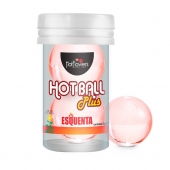 Лубрикант на масляной основе Hot Ball Plus с разогревающим эффектом (2 шарика по 3 гр.) - HotFlowers - купить с доставкой в Бердске