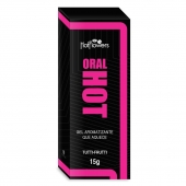 Гель для оральных ласк Oral Hot с согревающим эффектом - 15 гр. - HotFlowers - купить с доставкой в Бердске