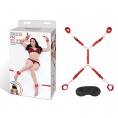 Красная фиксация на матрас Classic Bedspreader - Lux Fetish - купить с доставкой в Бердске