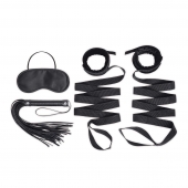 Эротический набор 4PC Bondage Bed Strap   Flogger Kit - Lux Fetish - купить с доставкой в Бердске