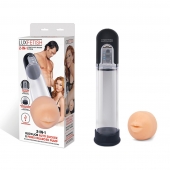 Автоматическая вакуумная помпа-мастурбатор Blowjob Auto Sucker Penis Enlarger Pump - Lux Fetish - в Бердске купить с доставкой