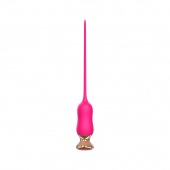 Розовый тонкий стимулятор Nipple Vibrator - 23 см. - I-MOON - купить с доставкой в Бердске