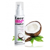 Съедобное согревающее массажное масло Love Me Tender Cocos с ароматом кокоса - 100 мл. - Love to Love - купить с доставкой в Бердске