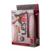 Женский страпон Harness с вагинальной пробочкой - 16,5 см. - LOVETOY (А-Полимер) - купить с доставкой в Бердске