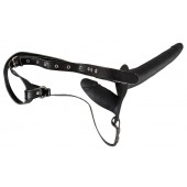 Женский страпон с вагинальной пробкой - 15 см. - Orion - купить с доставкой в Бердске