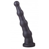 Анальная пробка платинового цвета с изгибом - 18 см. - LOVETOY (А-Полимер)