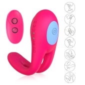 Розовое виброкольцо с пультом ДУ - I-MOON - в Бердске купить с доставкой