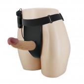 Полый вибрострапон на регулируемых трусиках Draven - 17,5 см. - Baile - купить с доставкой в Бердске