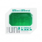 Зеленый мастурбатор-стимулятор Tenga Uni Emerald - Tenga - в Бердске купить с доставкой