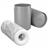 Белый компактный мастурбатор Maid Service в упаковке-банке - Baile - в Бердске купить с доставкой