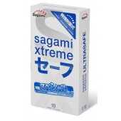 Презервативы Sagami Xtreme Ultrasafe с двойным количеством смазки - 10 шт. - Sagami - купить с доставкой в Бердске