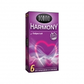 Презервативы с рёбрышками Domino Harmony - 6 шт. - Domino - купить с доставкой в Бердске