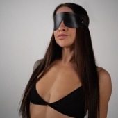 Однослойная закрытая маска из натуральной кожи - Crazy Handmade - купить с доставкой в Бердске