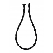 Черный уретральный массажер Glide Large - 30 см. - Lola Games - купить с доставкой в Бердске