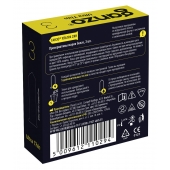 Ультратонкие презервативы Ganzo Ultra thin - 3 шт. - Ganzo - купить с доставкой в Бердске