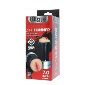 Двусторонний мастурбатор REALSTUFF 2 IN 1 HUMMER MOUTH   VAGINA - ротик и вагина - Dream Toys - в Бердске купить с доставкой