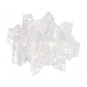 Прозрачное гелевое эрекционное кольцо-звезда - Toyfa Basic - в Бердске купить с доставкой