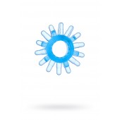 Голубая гелевая насадка с шипиками - Toyfa Basic - в Бердске купить с доставкой