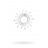 Прозрачное гелевое эрекционное кольцо-солнце - Toyfa Basic - в Бердске купить с доставкой