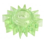 Зеленое эрекционное кольцо-солнце - Toyfa Basic - в Бердске купить с доставкой