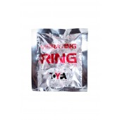 Прозрачное эрекционное кольцо с вибратором  и подхватом - Toyfa Basic - в Бердске купить с доставкой