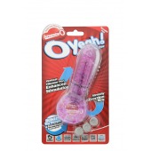 Фиолетовое эрекционное кольцо с вибрацией и пальчиком OYEAH PURPLE - Screaming O - в Бердске купить с доставкой