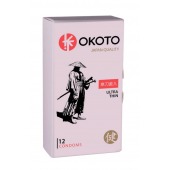 Тонкие презервативы OKOTO Ultra Thin - 12 шт. - Sitabella - купить с доставкой в Бердске
