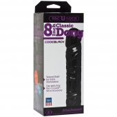 Насадка-фаллоимитатор Vac-U-Lock CodeBlack 8 Inch Classic Dong - 19,3 см. - Doc Johnson - купить с доставкой в Бердске