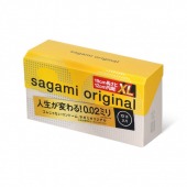 Презервативы увеличенного размера Sagami Original 0.02 XL-size - 12 шт. - Sagami - купить с доставкой в Бердске