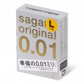 Презервативы Sagami Original 0.01 L-size увеличенного размера - 2 шт. - Sagami - купить с доставкой в Бердске
