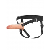Полый страпон на ремнях 6’’ Hollow Silicone Strap-on - Pipedream - купить с доставкой в Бердске