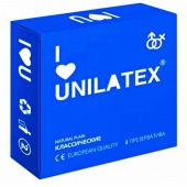 Классические презервативы Unilatex Natural Plain - 3 шт. - Unilatex - купить с доставкой в Бердске