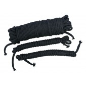 Чёрные хлопковые верёвки для бондажа - Orion - купить с доставкой в Бердске