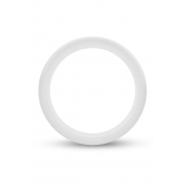 Белое люминесцентное эрекционное кольцо Silicone Glo Cock Ring - Blush Novelties - в Бердске купить с доставкой