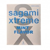 Презерватив Sagami Xtreme Mint с ароматом мяты - 1 шт. - Sagami - купить с доставкой в Бердске