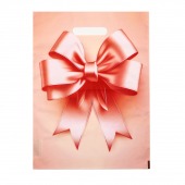 Пакет с принтом в виде банта с вырубной ручкой (30х40 см) - Сима-Ленд - купить с доставкой в Бердске