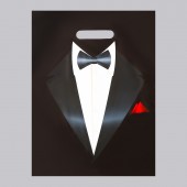 Пакет «Смокинг» полиэтиленовый с вырубной ручкой (30х40 см) - UPAK LAND - купить с доставкой в Бердске